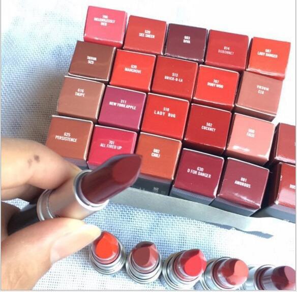 2019 HOT Brand MC satin Lipstick Rouge A levres 13 Colors Lustre Brand Lipstick with Series Numbers New Package