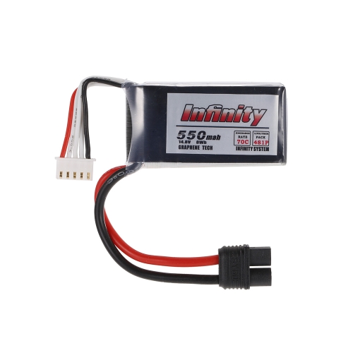 Infinity 4S 14.8V 550mAh 70C Graphene LiPo Battery SY60 for XT60 Plug 120 150 Racing Drone RC Quadcopter Car