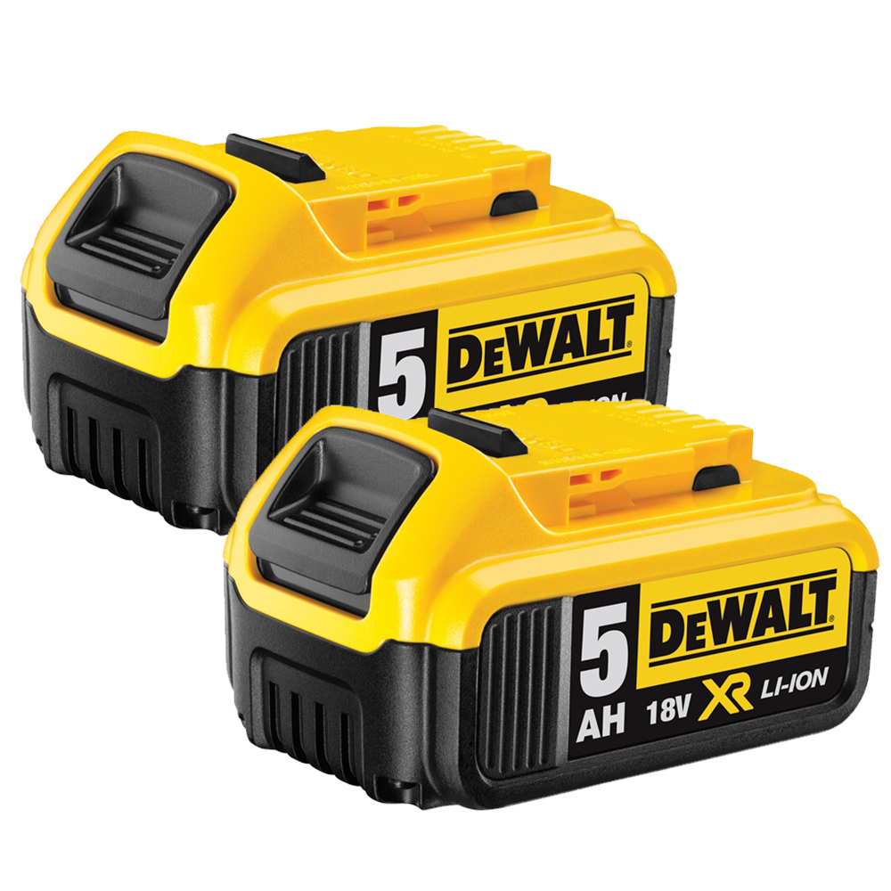 DeWalt DCB184T 18v XR 5.0Ah Li-Ion Battery (Pack 2)