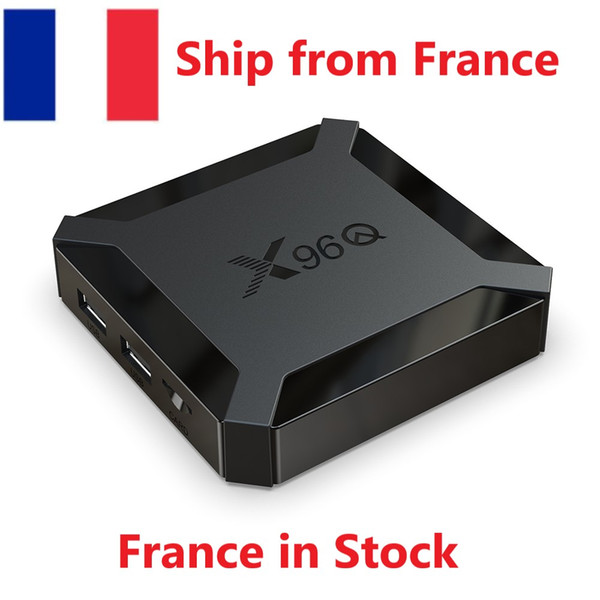 Ship from france X96Q Android 10.0 10 TV Box Allwinner H313 Quad Core Support Smart TV Wifi 2GB 16GB