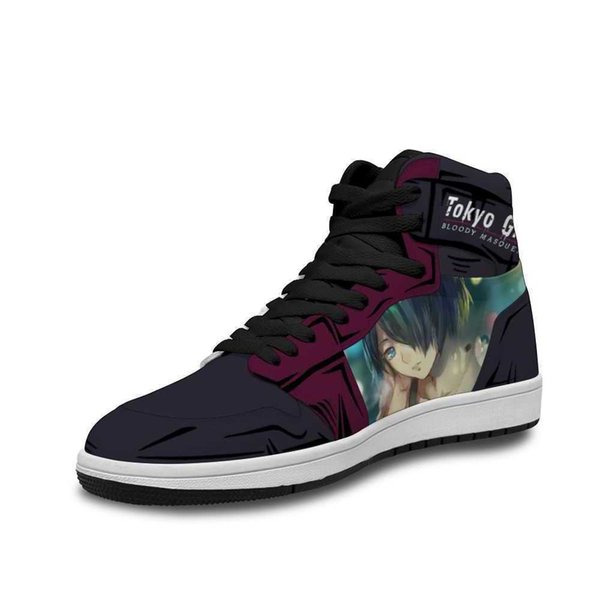 2021 GEYI Tokyo Ghoul Classic Basketball shoes Ins for Women's Soft Lace Up Trainers
