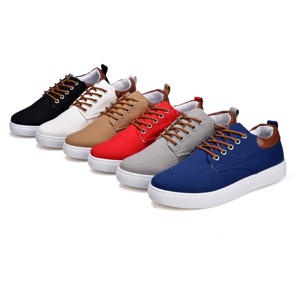 SOFT Brown red blue gray black white Style1 colorful low cut Casual Shoes Mens Trainer Design Breathable Sports Sneakers new arrival 39-44