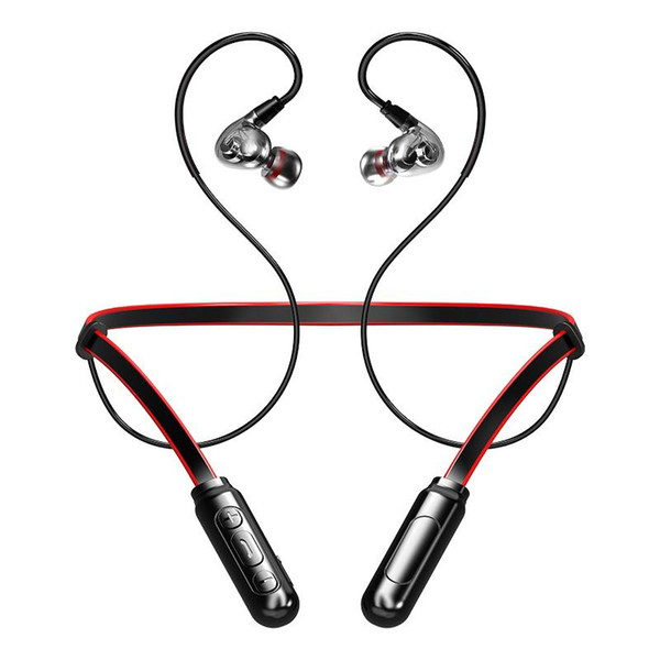 x9 dual dynamic bass sound bluetooth earphone hook/in-ear stable sport wireless headphone 250mah tf card mp3 waterproof headset