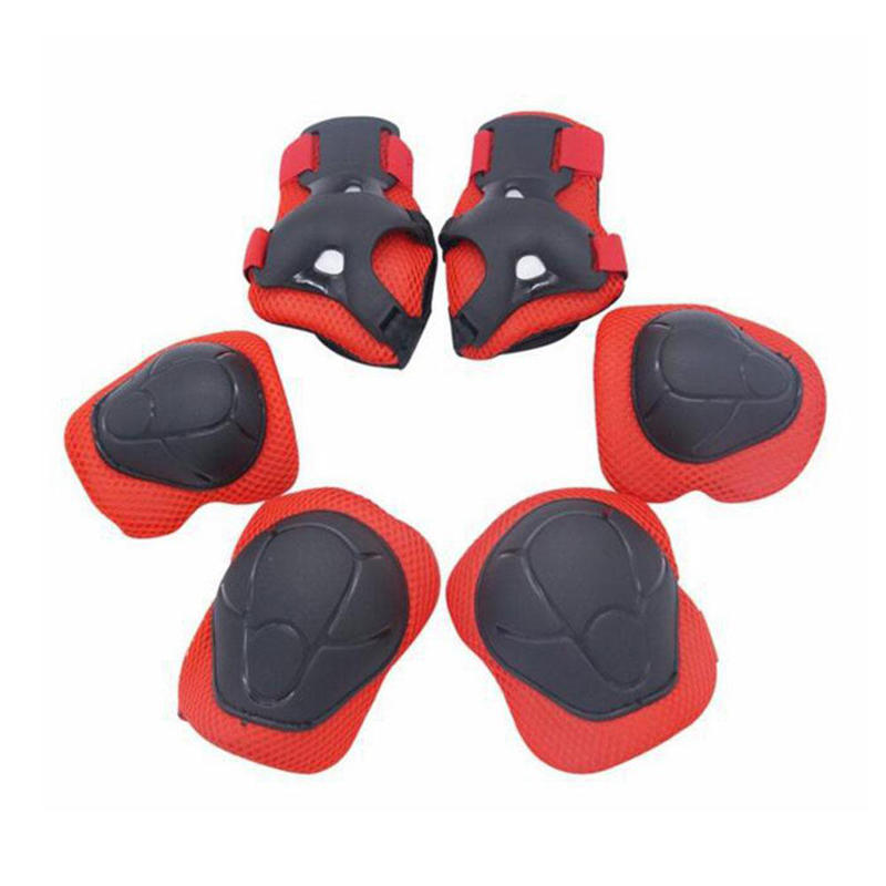 BIKIGHT 6pcs/set Children Sports Protective Gear Safety Knee Elbow Palm Guards Equipment For Bike Cycling