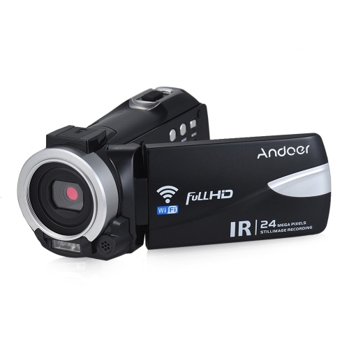 Andoer 1080P FHD 24M WiFi Digital Video Camera Camcorder Recorder D