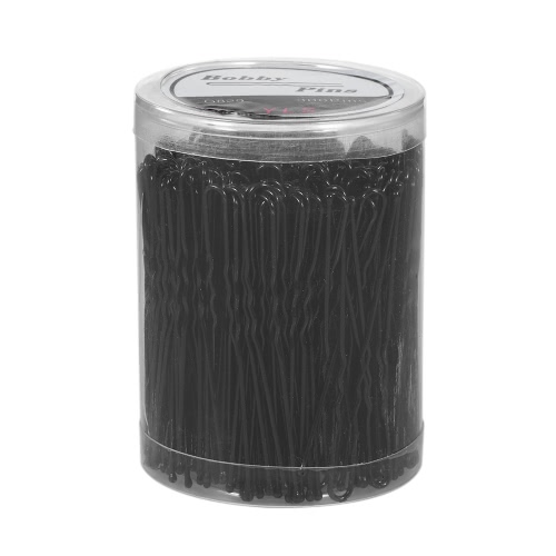 300Pcs Bobby Pins U Shape Black Hairpins No Slip Grip Thin Bobby Pins Women Hair Clips