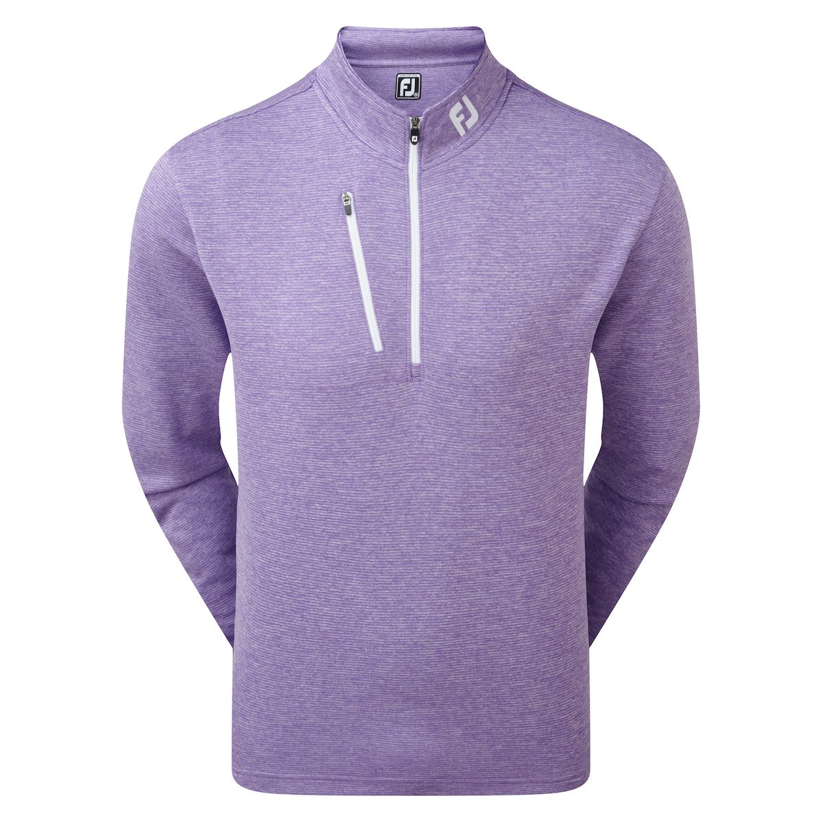 Footjoy Heather Pinstripe Chill-Out Pullover Herren lila