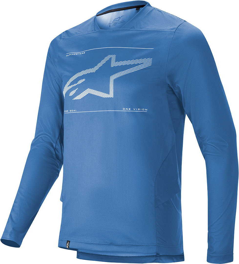 Alpinestars Drop 6.0 LS Fahrrad Jersey Blau 2XL