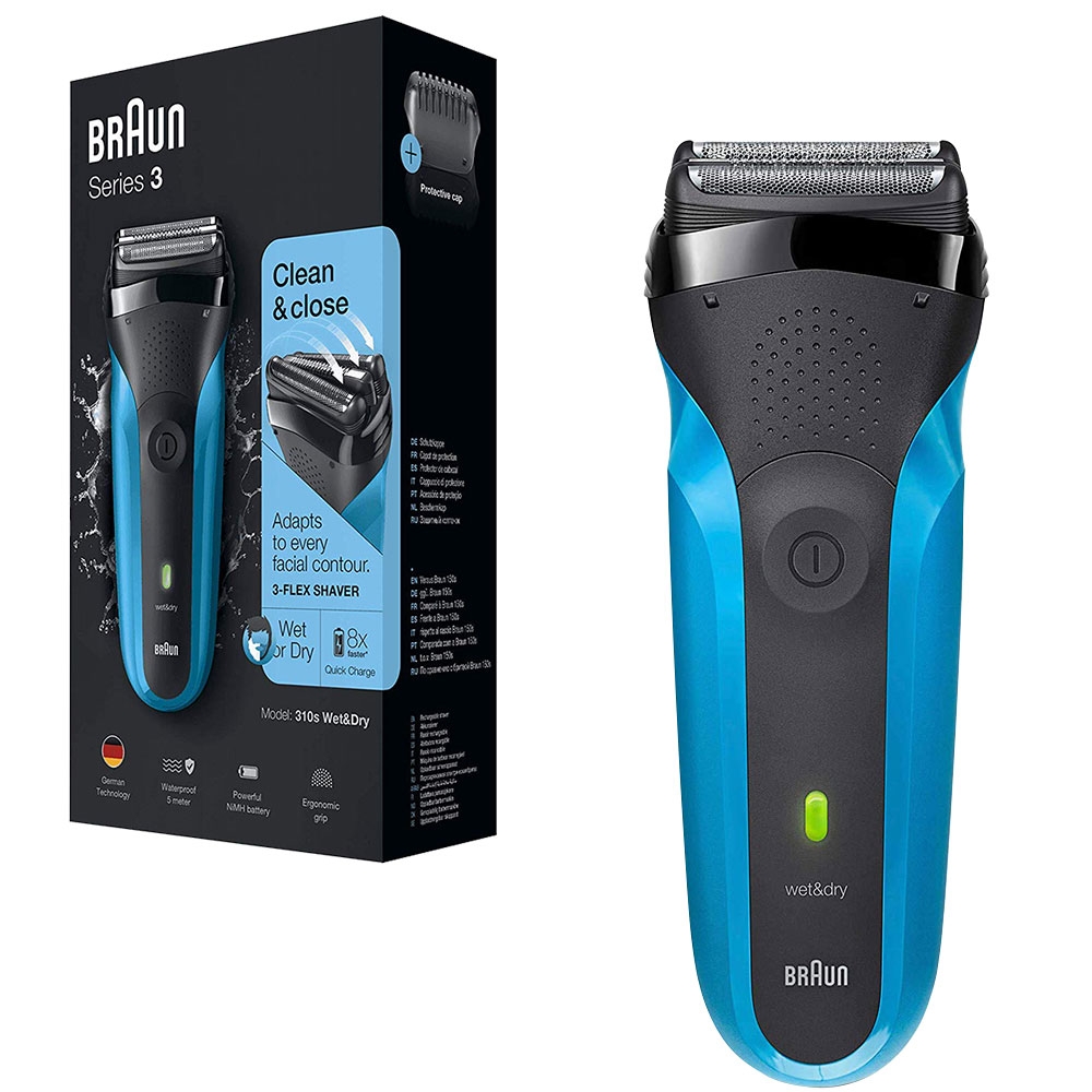 Braun Series 3 310s Waterproof and Rechargeable Electric Shaver