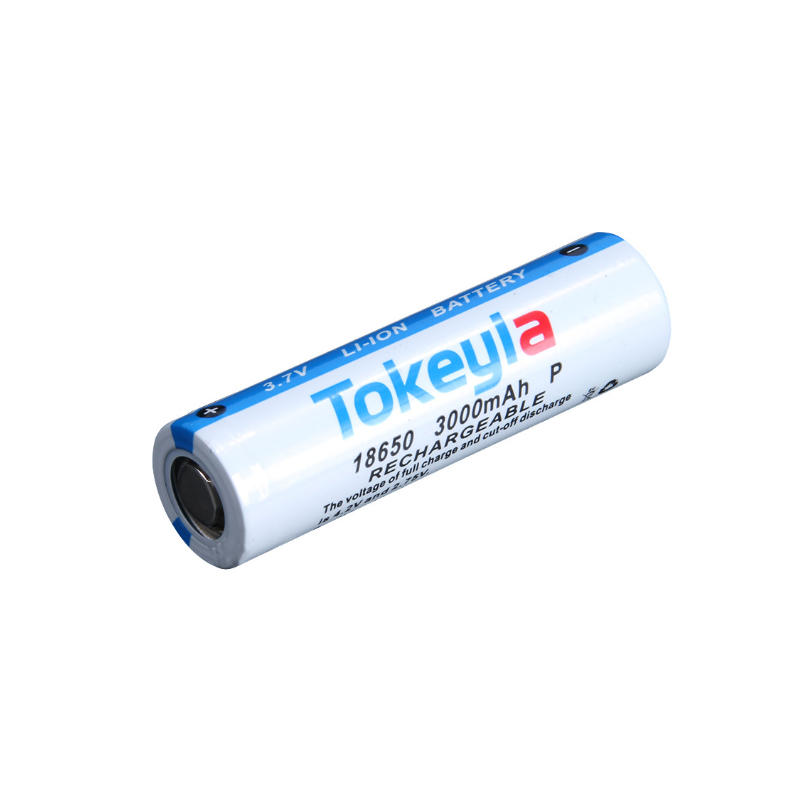 Tokeyla 1 Pcs 2600mAh 18650 Battery 3.7V Protected Rechargeable Flashlight Power Camping Hunting Portable Li-ion Battery