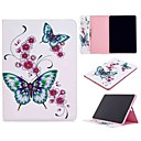 étui pour apple ipad pro (2020) 11 '' ipad 7 (2019) 10,2 '' ipad air 3 (2019) 10,5 '' porte-cartes portefeuille avec support étuis complets en cuir pu papillon pêche tpu pour ipad 5 (2017) 9.7 '' ipad