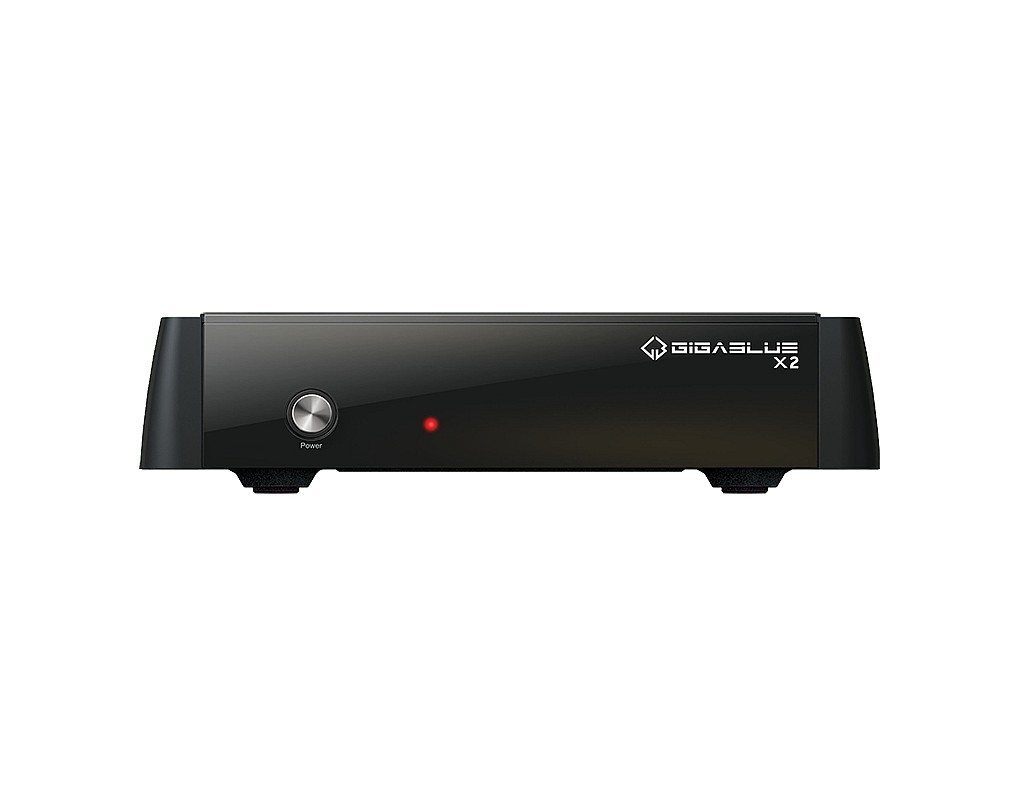 GigaBlue HD X2 1x DVB-S2X Tuner HEVC H.265 IPTV Streaming E2 Linux Full HD Receiver