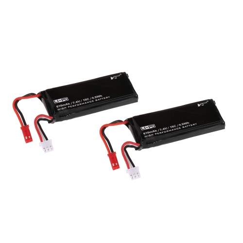 2pcs Original Hubsan H502-16 7.4V 610mAh 15C Lipo Battery for Hubsan X4 H502S H502E RC Quadcopter