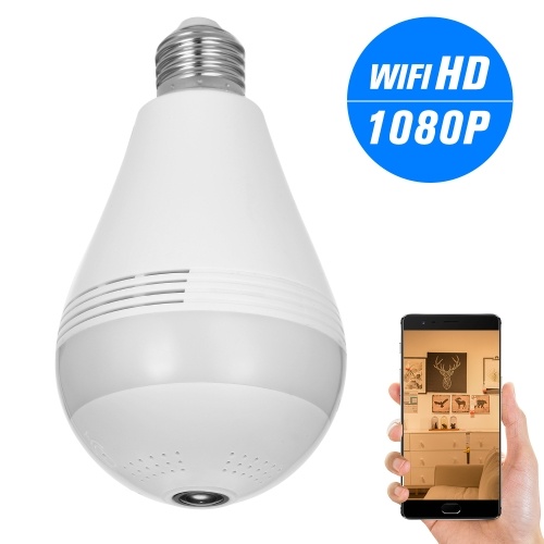 Wireless 1080P Panoramic Fish Eye 360 Degree VR  IP Camera