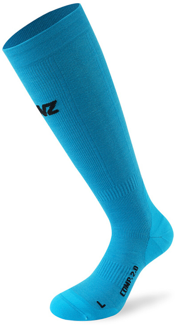 Lenz Compression 2.0 Merino Socks Chaussettes Bleu M