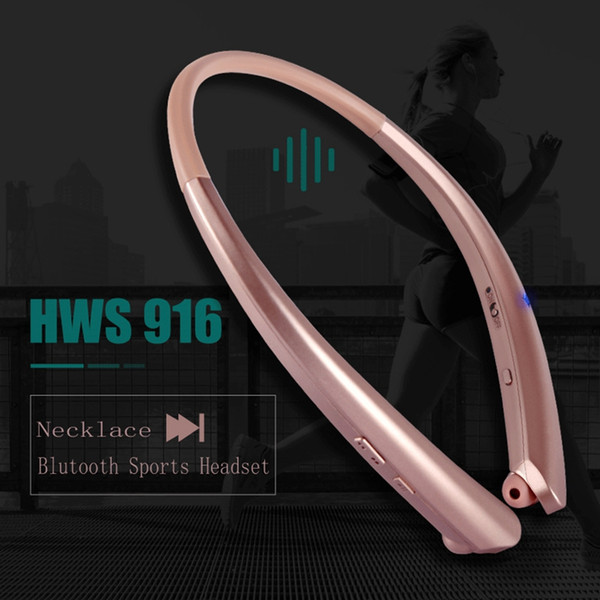 portable bluetooth neckband sport stereo wireless headset fashion neck hanging earphone for runing sport music handsfree