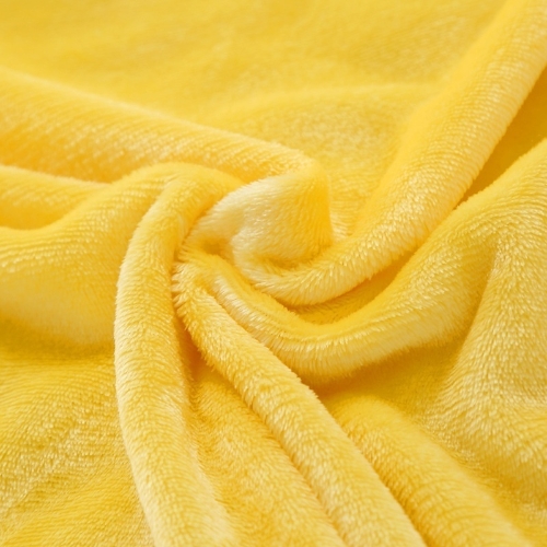 New Soft Warm Solid Warm Micro Plush Fleece Blanket Throw Rug Sofa Bedding Brown 50cm * 70cm