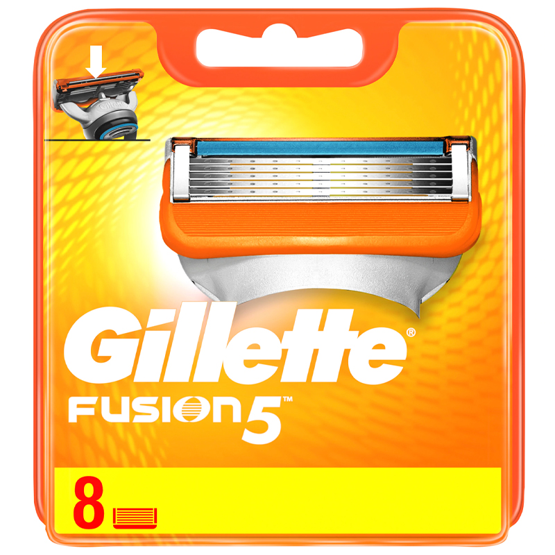 Gillette Fusion 5 Replacement Razor Blades - 2 x 4PK Refills