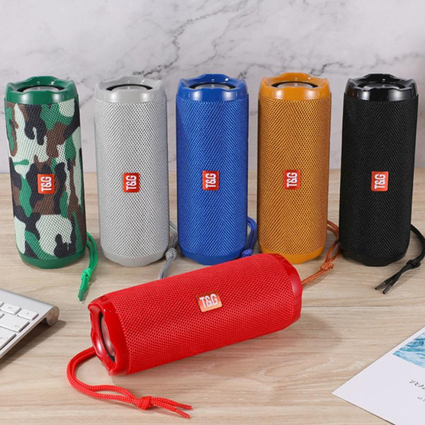 good tg191 portable bluetooth speakers wireless column waterproof outdoor speaker support aux tf usb subwoofer stereo loudspeaker pk tg117