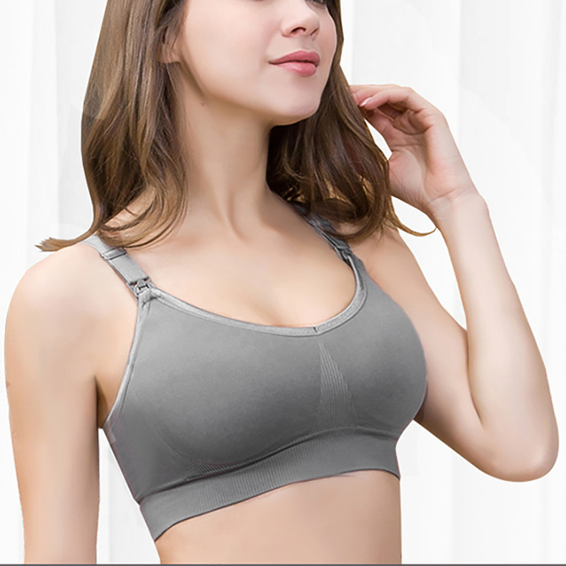 Chic Solid Maternity Nursing Bra