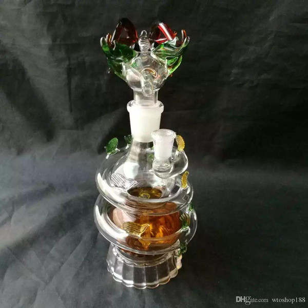 The roundness of Panlong hookah Wholesale Glass bongs Oil Burner Glass Water Pipes Oil Rigs Smoking Free