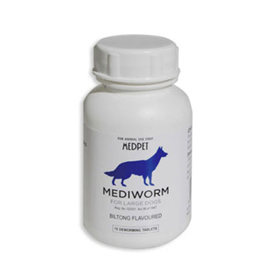 Mediworm For Large Dogs (22-88 Lbs) 8 Tablet