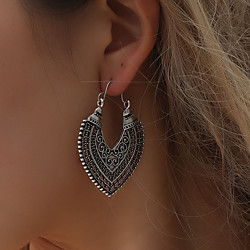 Women's Earrings Earrings Jewelry Gold / Silver For Stage Bar 1 Pair