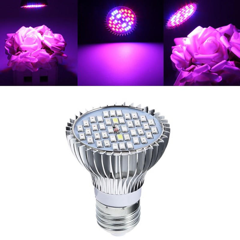15W E27 Full Spectrum LED Plant Grow Lights Bulb Veg Hydroponic Lamps