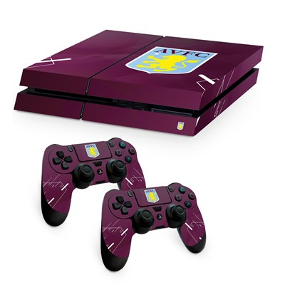 Aston Villa PS4 Console and Controller Skin Set