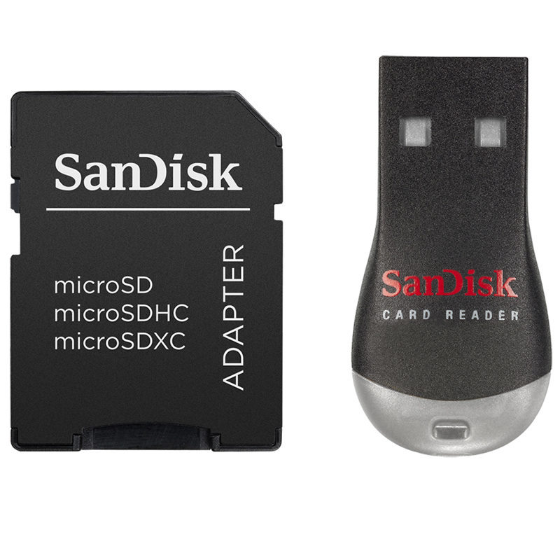 SanDisk MobileMate Duo USB Micro SD Card Reader + Adapter