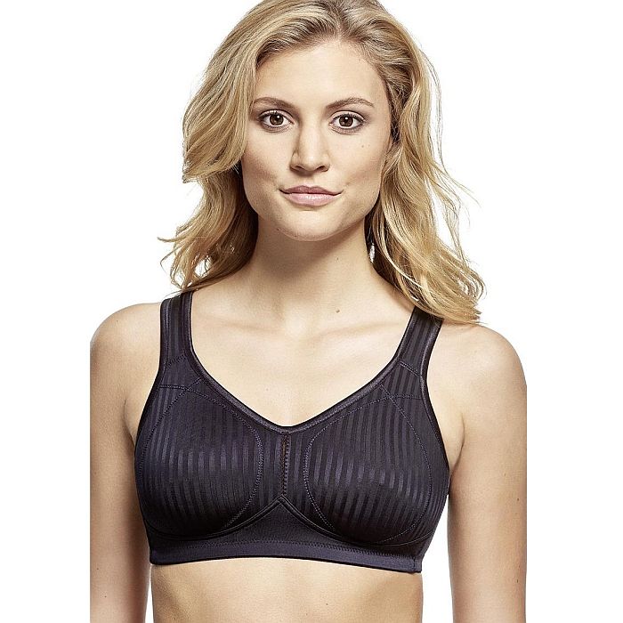 SUSA Cremona Plus Entlastungs BH ohne Bügel, Schwarz Schwarz | 95 G