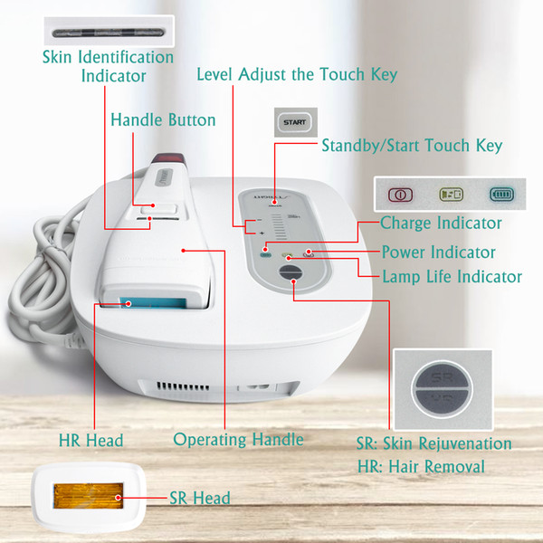 2018 professional home use ipl hair removal machine