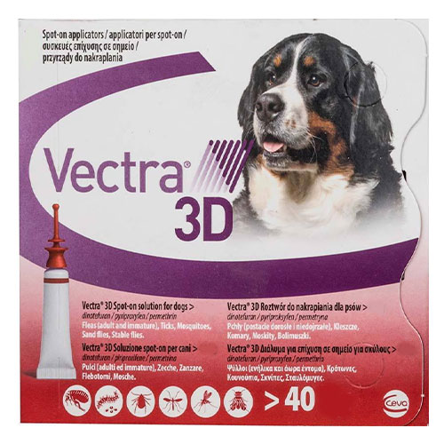 Vectra 3d For Extra Large Dogs Over 88lbs 3 Doses