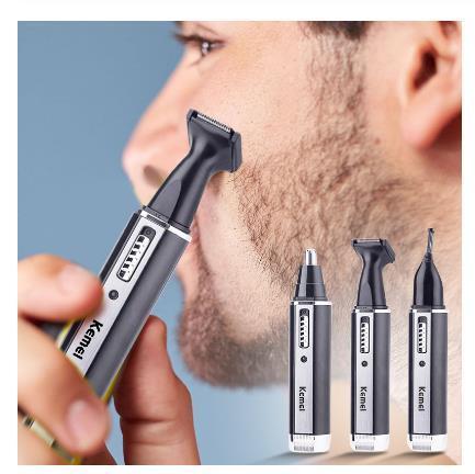 4 in 1 rechargeable men electric nose ear hair trimmer women trimming sideburns eyebrows beard hair clipper cut shaver