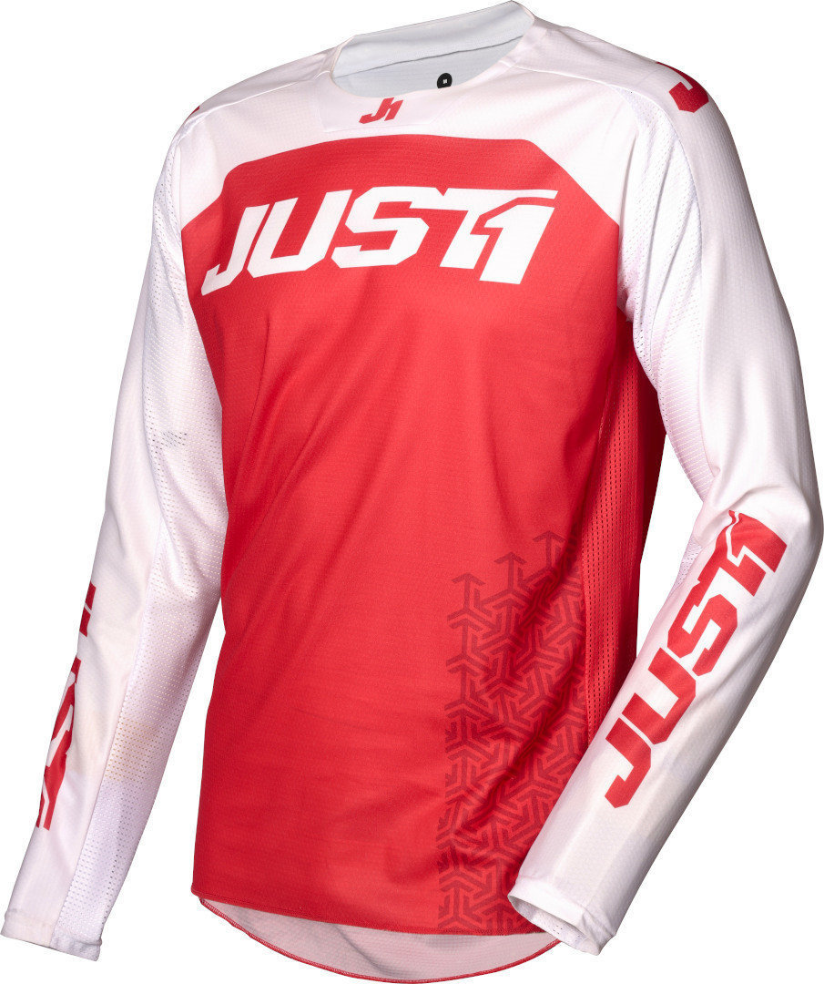 Just1 J-Force Terra Motocross Jersey Weiss Rot S