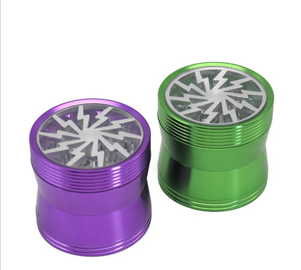 10 tooth side concave grinder 63MM four layer skylight aluminum alloy