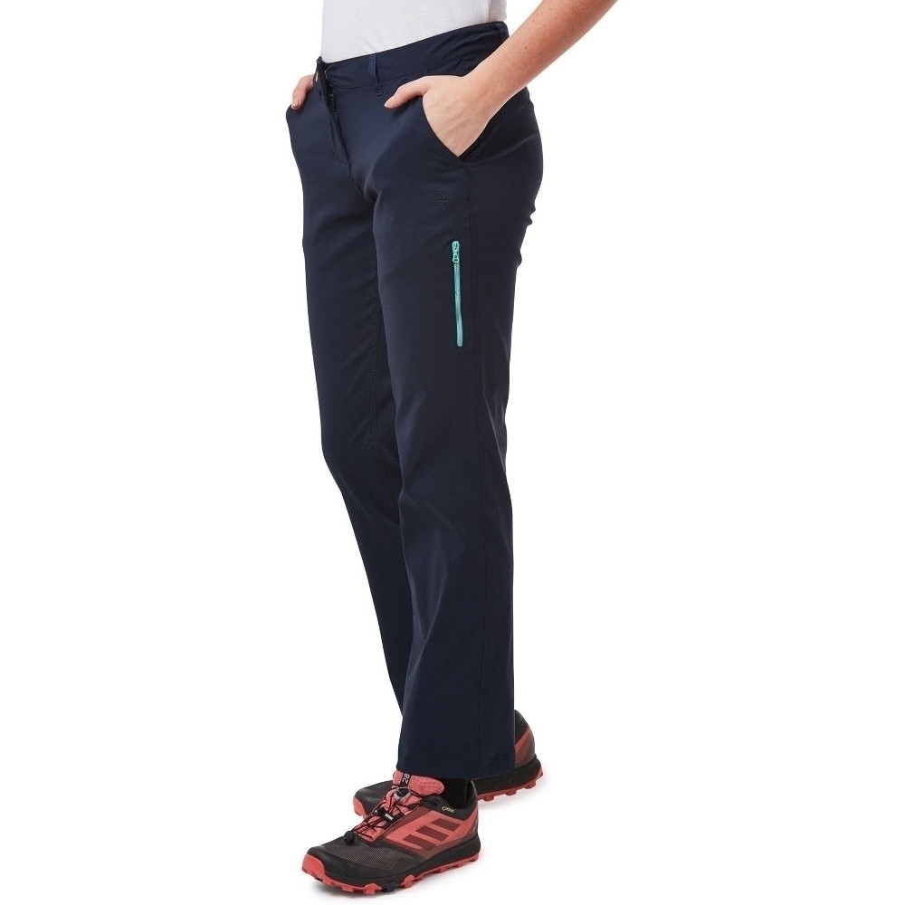 Craghoppers Womens Verve Adventure Fit Walking Trousers 10R - Waist 27' (69cm), Inside Leg 31'