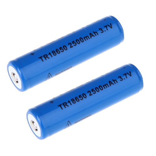 TrustFire 18650 3.7V 2500mAh Rechargeable Battery  with PCB Protected Board (1pairs)