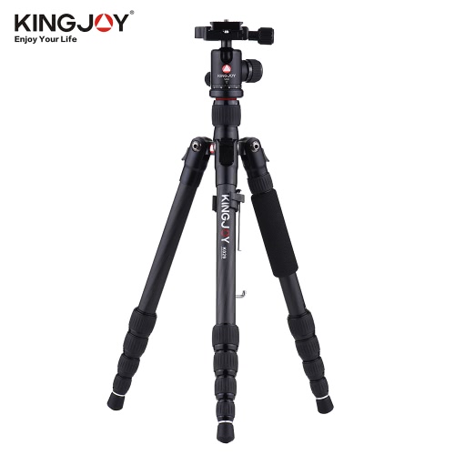 KINGJOY K029 135cm/4.4ft Lightweight Portable Carbon Fiber Camera Tripod