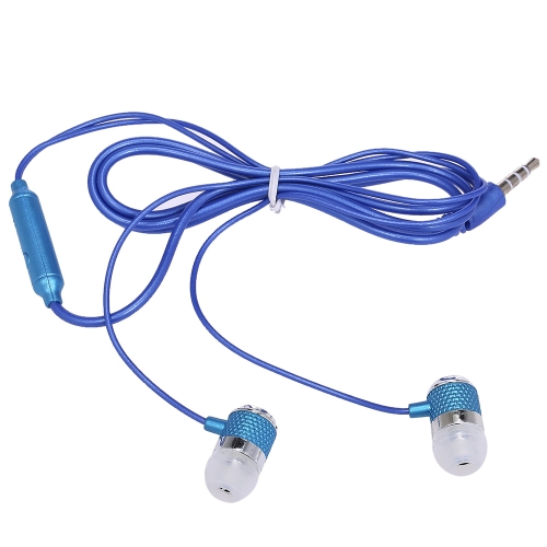3.5mm Wired Headphone In-Ear Headset Stereo Music Smart Phone Earphone Earpiece Hands-free with Microphone