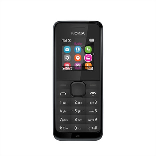 Nokia 105 Simlockfreies Handy - Schwarz