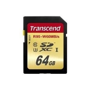 Transcend Ultimate - Flash-Speicherkarte - 64GB - UHS Class 3 - SDXC UHS-I (TS64GSDU3)