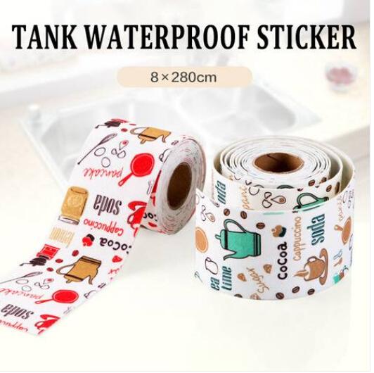 wholesales 280cm kitchen bathroom self adhesive wall seal tape waterproof pvc tape