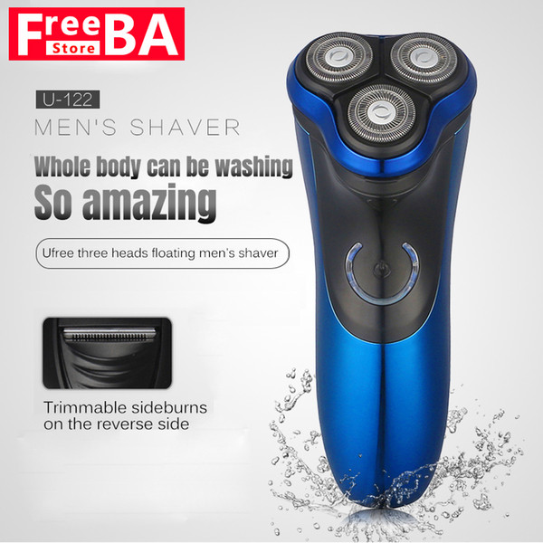 waterproof beard shaver rechargeable men's electric shaver razor 3d floating heads wireless use men's shaving machine razors
