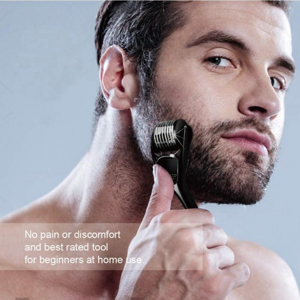 Beard Growth Kit With Beard Growth Oil Serum Derma Roller For Men Patchy Facial Hair Growth Best Gift For Men Beard & MustacheSc