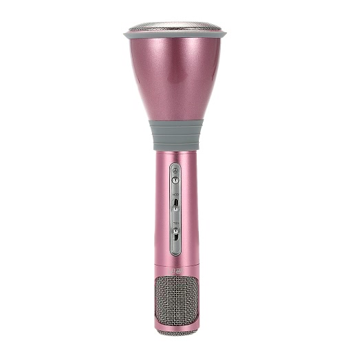 K068 Mini Wireless Condenser Microphone Karaoke Player Pink Buysplace