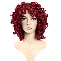 Synthetic Wig Curly Loose Wave Curly Loose Wave Wig Red Synthetic Hair Red Lightinthebox