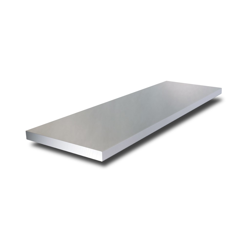 75 mm x 10 mm 304 Stainless Steel Flat Bar - 4000 mm