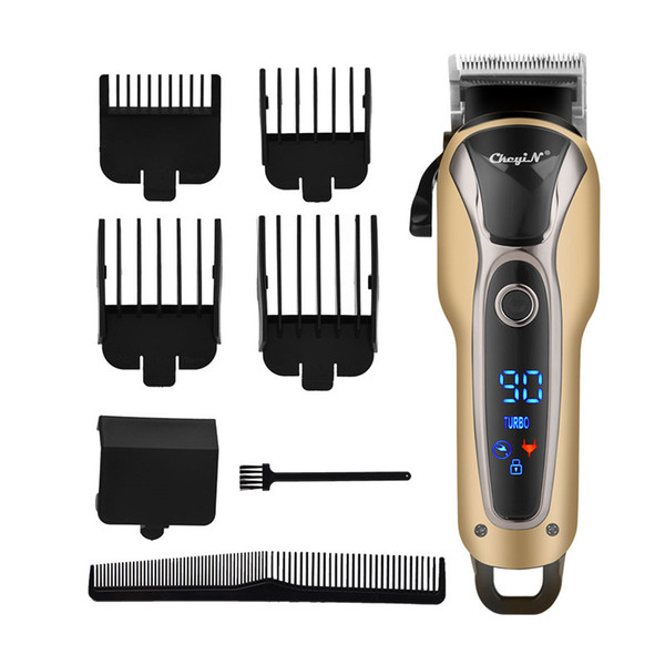 rechargeable electric hair clipper professional hair trimmer shaving for men barbers salon styling cutter machine 4546