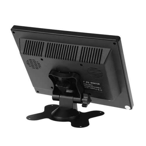 S801H 8 inch IPS LCD Monitor Screen 4:3 1024 * 768  AV BNC VGA HD Ypbpr Video Audio Input for PC CCTV Security VCD DVD EU Plug